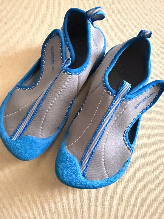 Speedo Other - Speedo Kids Blue and Gray Slip-On Water Shoes